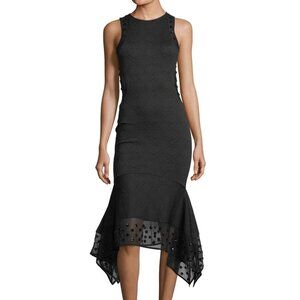 OPENING CEREMONY Women's Medallion Jacquard Sequin Black Dress Small